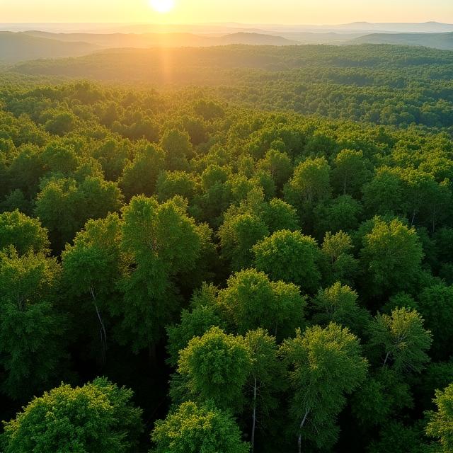 Forêt française protégée par le droit